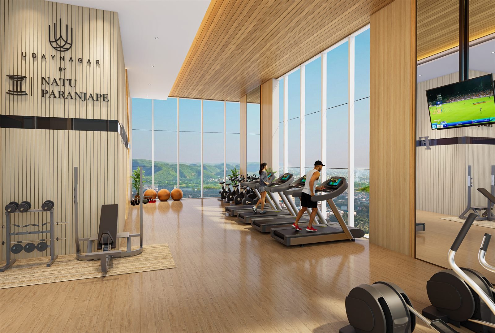 Sky Gym with Panoramic Views